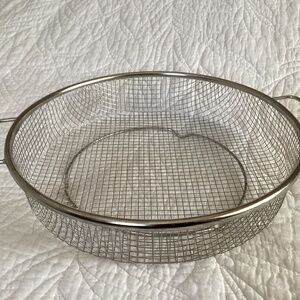 Strainer for frying pan for steaming or frying  11-1/2” diameter